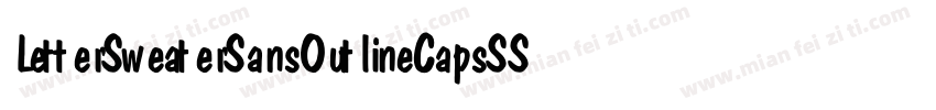 LetterSweaterSansOutlineCapsSSK Reg字体转换